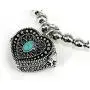 Jewelry Nexus A Prayer for My Teacher in a Blue Heart Box Stretch Inspirational Bracelet