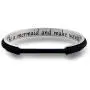 WUSUANED Be A Mermaid and Make Waves Hair Tie Grooved Cuff Bangle Bracelet Inspirational Gift for Her WUSUANED Be A Mermaid and Make Waves Hair Tie Grooved Cuff Bangle Bracelet Inspirational Gift for Her