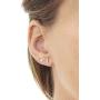 Sterling Silver Stud Earrings for Women Men Girls, 3 Pairs Tiny Flat Dot Earrings Set | Small Round Disc Stud Earrings Dainty Cartilage Tragus Circle Triangle Earrings(Silver/Gold/Rose Gold)