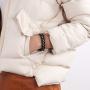 BOBO BIRD Womens Wooden Bracelet Stylish Wood & Stainless Steel Combined Adjustable Wooden Bangle Jewelry