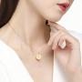 Letter Necklace for Women Teen Girls, H Initial Necklaces 14K Gold Plated, Stainless Steel Personalized Pendant Birthday Christmas Gift for Girls Children