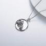 MBSUUH 925 Sterling Silver Family Vintage Turtle Necklace for WomenDouble Heart Sea Turtle Necklace Gift for Her Valentines Day