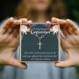 Confirmation Gift Necklace: Holy Confirmation for Girls, Christian Faith, Infinity Cross (gold-plated-brass, NA)