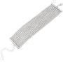 Rosemarie Collections Womens Exquisite 11 Strand Rhinestone Crystal Statement Formal Wear Bracelet, 6''+2.5'' Extender