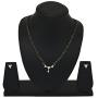 Efulgenz Gold Tone Indian Bollywood Ethnic American Diamond Traditional Mangalsutra Pendant with Chain and Earrings Jewelry for Womens