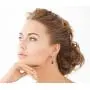 THE PEARL SOURCE 14K Gold Baroque Genuine Black Tahitian South Sea Cultured Pearl Dangling Tincup Earrings for Women