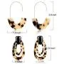 OKROSTOY 3Pcs Leopard Print Earrings Cheetah Earrings Leopard Jewelry Set for Women, Leopard Print Bracelet Multilayer Leather Cuff Bracelet and Leopard Leather Earrings for Women Girls Fashion OKROSTOY 3Pcs Leopard Print Earrings Cheetah Earrings Leopard Jewelry Set for Women, Leopard Print Bracelet Multilayer Leather Cuff Bracelet and Leopard Leather Earrings for Women Girls Fashion