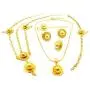 Yulaili Womens Ethiopian Necklace Eritrean Wedding Costume Gold Bridal African Traditional Jewellery Hairpin Forehead Hair Pieces