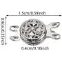 Layered Necklace Spacer Clasp,Multi Necklace Layering Clasp Multistrands Necklace Separator Connectors for Bracelet Jewelry Crafts(2 Pack) Layered Necklace Spacer Clasp,Multi Necklace Layering Clasp Multistrands Necklace Separator Connectors for Bracelet Jewelry Crafts(2 Pack)