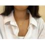 Crazy Feng Birth Year Necklace Gold Number Necklace 14K Gold Stainless Steel Necklace 1985 to 2018 Necklace Old English Necklace for Women Friendship Jewelry Gift 14.2''+2.7''