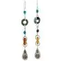 NOVICA Multi-Gem Blue Calcite .925 Sterling Silver Beaded Dangle Earrings, Hill Tribe Adventure