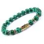 N-A Men Bracelets Natural Polished 8 mm Stone Beads Bracelet Hamsa Fatima Hand Evil Eye Amulet Bangle Women Lucky Jewelry
