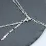 YienDoo Fashion Lasso Y Necklace Chain Dainty Multilayer Tassel Pendant Charm Minimalist Necklace Jewelry for Women and Girls (Silver) YienDoo Fashion Lasso Y Necklace Chain Dainty Multilayer Tassel Pendant Charm Minimalist Necklace Jewelry for Women and Girls (Silver)