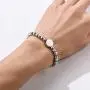 PROSTEEL Stainless Steel Serenity Prayer Bracelet Praying Hands Rosary Bead Religious Vintage Jewelry for Men/Women, fits Wrist from 5.9 to 7.9