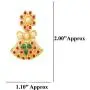 Touchstone Indian Bollywood Handcrafted Traditional Royal Mughal Kundan Polki Meenakari Enamel Colorful Wedding Designer Jewelry Long Necklace Set in Gold and Silver Tone for Women.