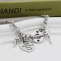 G-Ahora Tinkerbell Bracelet Faith Trust and Pixie Dust Tinkerbell Jewerly Gifts for Women Girls Disney Bracelets