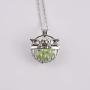 hanreshe Baby Master Necklace Crystals Master Skywalker Pendant Baby Mandalorian Jewelry Cosplay Costume Women Men Gift