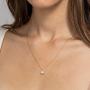 PAVOI 14K Gold Plated 925 Sterling Silver CZ Diamond Pendant Necklace for Women | Adjustable Slider