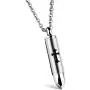 Mens Black Cross Pendant Stainless Steel Religious Bullet Urn Ashes Memorial Keepsake Necklace Chain for Men Women Prayer Jewelry Mens Black Cross Pendant Stainless Steel Religious Bullet Urn Ashes Memorial Keepsake Necklace Chain for Men Women Prayer Jewelry