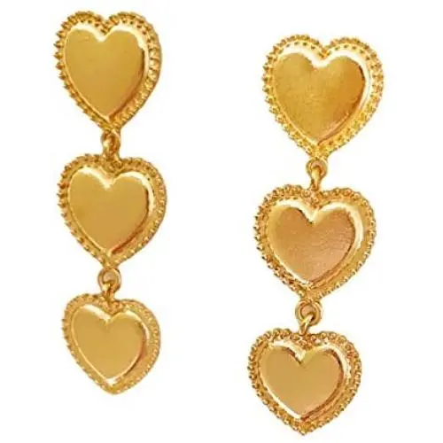 Heart Drop Earrings. Three Heart Shaped Dangle Earrings. Black, White, Gold, Red Heart Love Statement Earrings. Drop Fashion Jewelry Earrings for Women, Teen, Girls. Elegant, Cute Long Enamel Earrings Heart Drop Earrings. Three Heart Shaped Dangle Earrings. Black, White, Gold, Red Heart Love Statement Earrings. Drop Fashion Jewelry Earrings for Women, Teen, Girls. Elegant, Cute Long Enamel Earrings