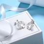Christmas Jewelry Gift Celtic Knot Tree of Life Jewellery Set 925 Sterling Silver Trinity Knot Family Tree Necklace Earrings Set for Women Girls
