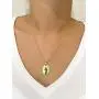 Virgen Maria Auxiliadora Pendant Necklace for Women 18K Gold Plated Chain Mary Help Of Christians Jewelry Virgen Maria Auxiliadora Pendant Necklace for Women 18K Gold Plated Chain Mary Help Of Christians Jewelry