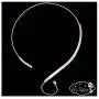 Shiny Silver S Hook Swirl 5mm Neckwire Choker Collar Necklace Wire (CS3) Shiny Silver S Hook Swirl 5mm Neckwire Choker Collar Necklace Wire (CS3)