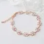 SWEETV Wedding Bridal Bracelet for Brides,Bridesmaid-Crystal Cubic Zirconia Bracelet Leaf Vine Vintage Style SWEETV Wedding Bridal Bracelet for Brides,Bridesmaid-Crystal Cubic Zirconia Bracelet Leaf Vine Vintage Style