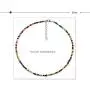 YBMYCM Boho Seed Beads Choker Necklace for Women and Girls Rainbow Tiny Beaded Necklace Summer Hawaii Style Jewelry Gifts