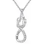 APOTIE Sterling Silver Infinity Lover Necklace Snake Couple I Love You Jewelry Gift for Wife Girlfriend Lover Valentines Day Anniversary APOTIE Sterling Silver Infinity Lover Necklace Snake Couple I Love You Jewelry Gift for Wife Girlfriend Lover Valentines Day Anniversary