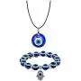 Picano 2 Pcs Turkish Evil Eye Pendant Necklace Evil Eyes Bracelet Hamsa Hand of Fatima Bracelet Lucky Protection Jewelry Set Picano 2 Pcs Turkish Evil Eye Pendant Necklace Evil Eyes Bracelet Hamsa Hand of Fatima Bracelet Lucky Protection Jewelry Set