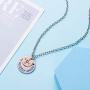 LParkin Long Distance Relationships Gifts Friendship Necklace No Matter Where Compass Necklaces BFF Jewelry