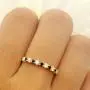 Dazzlingrock Collection 14K Gold Round Blue Sapphire and White Diamond Ladies Bridal Wedding Band