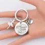 WSNANG Dance Lover Keychain You are Braver Stronger Smarter Than You Think Keychain I Love Dance Gifts Inspirational Jewelry Ballet Dancer Gifts Dance Teacher Gift Dance Lover Gifts
