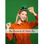 25 Pairs St Patricks Day Easter Faux Leather Earrings Set Teardrop Clover Green Hat Easter Egg Dangle Earrings for Women Girls