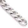 ZITULRY Link Chain Drop Earrings for Women Statement Long Dangle Earrings Silver Gold plated Stud Earrings for girl
