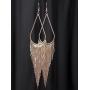 VIJIV 1920s Long Drop Tassel Earrings 20s Flapper Jewelry Costume Accessories