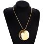 welbijoux Pendant Necklace Silver Gold Chunky Chain Costume Bohemian Necklaces for Women Girls with Gifts Box