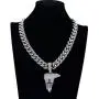 Moca Jewelry Iced Out Glacier Polar Bear Pendant 18K Gold Plated Chain Bling CZ Simulated Diamond Hip Hop Necklace for Men Women