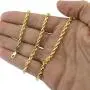 Nuragold 10k Yellow Gold 5mm Rope Chain Diamond Cut Pendant Necklace, Mens Womens Lobster Lock 20'' 22'' 24'' 26'' 28'' 30'' Nuragold 10k Yellow Gold 5mm Rope Chain Diamond Cut Pendant Necklace, Mens Womens Lobster Lock 20'' 22'' 24'' 26'' 28'' 30''