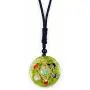 ARZASGO 7 Chakra Natural Healing Stone Necklace, Orgone Energy Crystal Magic Circle Pendant Adjustable Necklace Jewelry Gift for Women Men ARZASGO 7 Chakra Natural Healing Stone Necklace, Orgone Energy Crystal Magic Circle Pendant Adjustable Necklace Jewelry Gift for Women Men