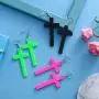 3 Pairs Women Fashion Retro Neon Earrings for 80s Party or Retro Costume Party (Cross Earings) 3 Pairs Women Fashion Retro Neon Earrings for 80s Party or Retro Costume Party (Cross Earings)
