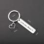 MAOFAED Gift for Boyfriend Husband Gift Love You Mean It Birthday Gift Men Keychain Gift