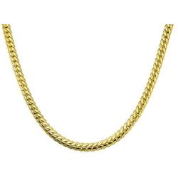 Three Keys Jewelry 6MM 9MM 18K Gold Plated Necklace for Men Stainless Steel Necklace Mens Long Layered Big Gold Snake Chain Necklaces for Men Boys