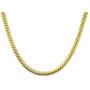 Three Keys Jewelry 6MM 9MM 18K Gold Plated Necklace for Men Stainless Steel Necklace Mens Long Layered Big Gold Snake Chain Necklaces for Men Boys