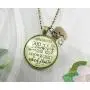 Gutsy Goodness Granddaughter Necklace He is Watching Over You Jewelry Gift from Grandma Grandpa