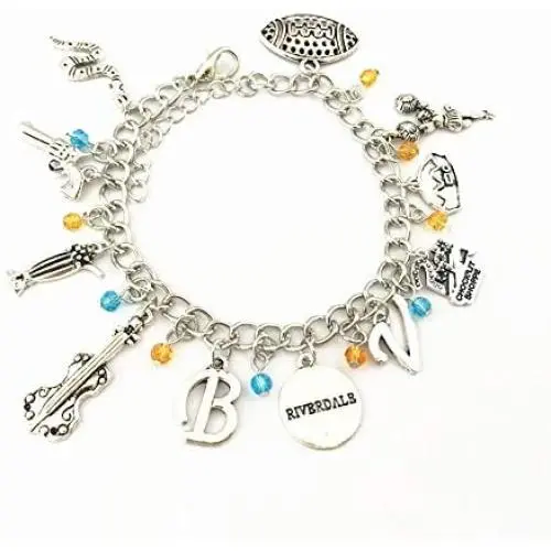 Universe of Fandoms Riverdale Charm Bracelet Gifts for Women Girl Universe of Fandoms Riverdale Charm Bracelet Gifts for Women Girl