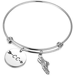 SEIRAA Cross Country Necklace Cross Country Team Gift Running Jewelry Marathon Gift Runner Gift Track Team Gift for Coach