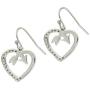 Montana Silversmiths Follow Your Arrow Opal Heart Earrings