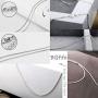 BQfife Jewelry 925 Sterling Silver Designer Chain 0.8MM Delicate Italian Box Chain - Super Thin & Strong Lovely Necklaces